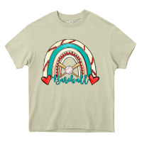 Mossy Baseball Rainbow Heavy Core Tee - RanaPortraitStore