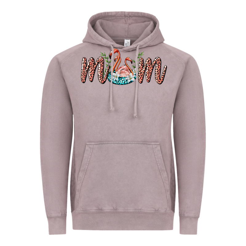 Mom Flamingo Vintage Hoodie by BarkalooDesign | Teevron