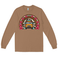 Toasted Coconut school bus leopard cowhide rainbow Long Sleeve Tee - Artiststas