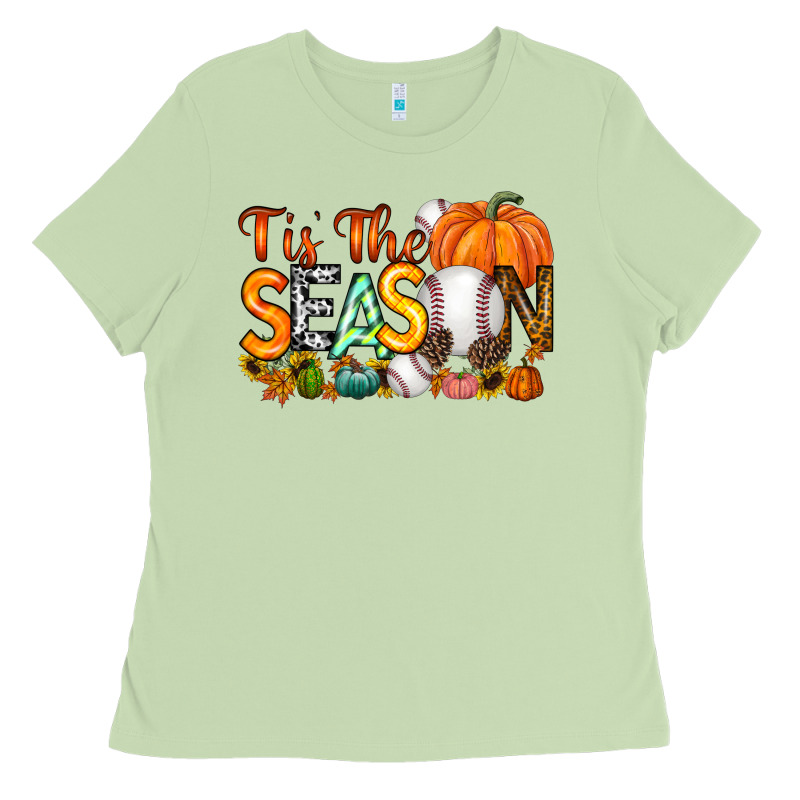 Tis The Season Baseball Ladies Tee by RacoonDesign | Teevron