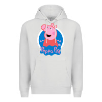 Dove Grey peppa pig Premium Hoodie - artisFamous