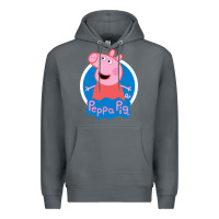 Rock peppa pig Premium Hoodie - artisFamous