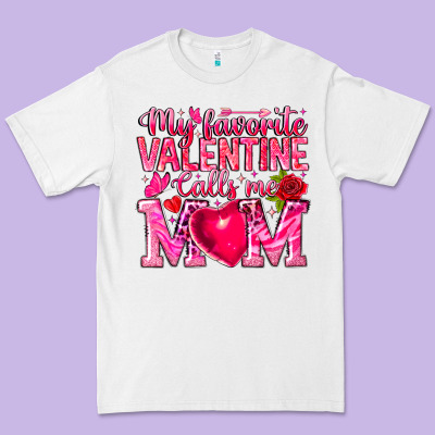 My Favorite Valentine Calls Me Premium Tee Designed By Cowhidedigitalart