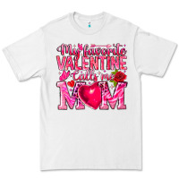 White My Favorite Valentine Calls Me Premium Tee - CowhideDigitalArt