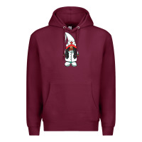 Burgundy african american nurse gnome Premium Hoodie - BarkalooDesign