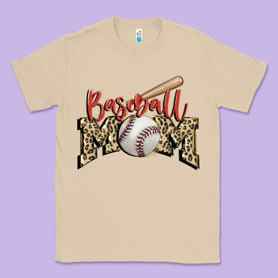 Baseball Mom Classic Tee Designed By Fadigitalartstudio