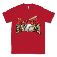 Red baseball mom Classic Tee - FaDigitalArtStudio