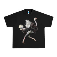 Black Ostrich Urban Heavy Tee - LillyAllenDesigns