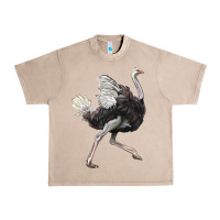 French Oak Ostrich Urban Heavy Tee - LillyAllenDesigns