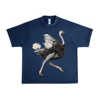 Navy Ostrich Urban Heavy Tee - LillyAllenDesigns