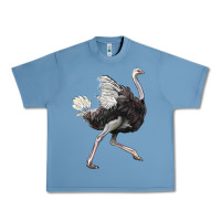 Pebble Blue Ostrich Urban Heavy Tee - LillyAllenDesigns