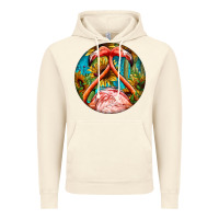 Vintage Artic flamingos with western background Vintage Hoodie - BarkalooDesign