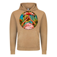 Vintage Camel flamingos with western background Vintage Hoodie - BarkalooDesign