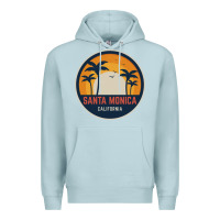 Blue Mist santa monica california Premium Hoodie - artisFamous