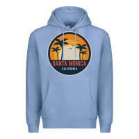 Colony Blue santa monica california Premium Hoodie - artisFamous