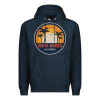 Navy santa monica california Premium Hoodie - artisFamous