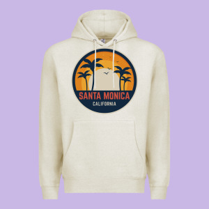 Santa Monica California Premium Hoodie Designed By Artisfamous