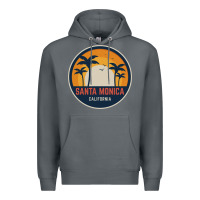 Rock santa monica california Premium Hoodie - artisFamous