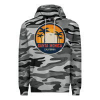 Slate Camo santa monica california Premium Hoodie - artisFamous