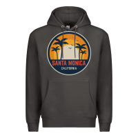 Smoke santa monica california Premium Hoodie - artisFamous