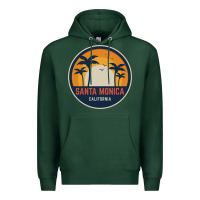 Sports Green santa monica california Premium Hoodie - artisFamous