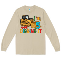 Mushroom i'm 5 and digging it Long Sleeve Tee - Artiststas