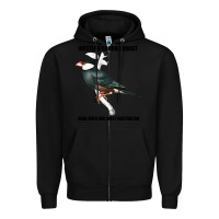 Black Western Ground Parrot Rare Wild And West Australia Zipper Hoodie - Bettercallsaul