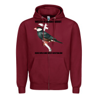 Burgundy Western Ground Parrot Rare Wild And West Australia Zipper Hoodie - Bettercallsaul