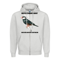 Western Ground Parrot Rare Wild And West Australia Zipper Hoodie | Teevron