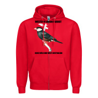 Red Western Ground Parrot Rare Wild And West Australia Zipper Hoodie - Bettercallsaul