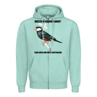 Seafoam Western Ground Parrot Rare Wild And West Australia Zipper Hoodie - Bettercallsaul