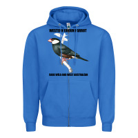 True Royal Western Ground Parrot Rare Wild And West Australia Zipper Hoodie - Bettercallsaul