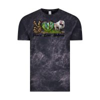 Cloud Black Leopard Peace Love Baboon Vintage Tee - LillyAllenDesigns