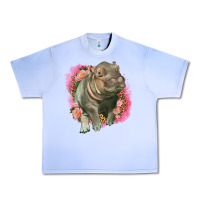 Grape Ice leopard baby hippo Urban Heavy Tee - LillyAllenDesigns