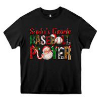 Black santa's favorite baseball player for christmas Heavy Core Tee - FaDigitalArtStudio