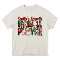 Cream santa's favorite baseball player for christmas Heavy Core Tee - FaDigitalArtStudio