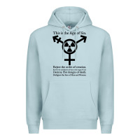 Blue Mist this is the age of sin   transgender symbol Premium Hoodie - artisFamous