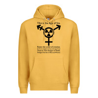 Mustard this is the age of sin   transgender symbol Premium Hoodie - artisFamous