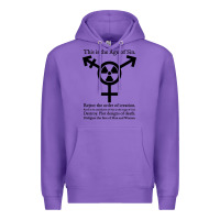 Purple this is the age of sin   transgender symbol Premium Hoodie - artisFamous