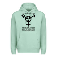 Seafoam this is the age of sin   transgender symbol Premium Hoodie - artisFamous