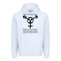 White this is the age of sin   transgender symbol Premium Hoodie - artisFamous