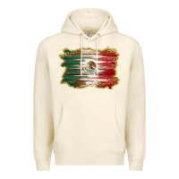 Mexican Flag With Leopard Premium Hoodie | Teevron