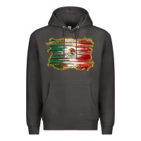 Smoke mexican flag with leopard Premium Hoodie - RanaPortraitStore