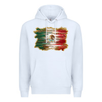 White mexican flag with leopard Premium Hoodie - RanaPortraitStore