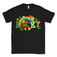Black lucky gnome St. Patricks Day Classic Tee - FaDigitalArtStudio