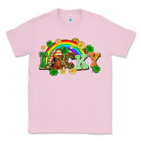 Bubblegum Pink lucky gnome St. Patricks Day Classic Tee - FaDigitalArtStudio