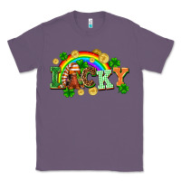 Lavender lucky gnome St. Patricks Day Classic Tee - FaDigitalArtStudio
