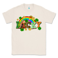 Natural lucky gnome St. Patricks Day Classic Tee - FaDigitalArtStudio
