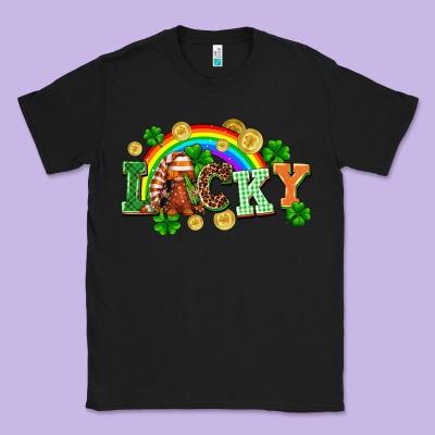 Lucky Gnome St. Patricks Day Classic Tee Designed By Fadigitalartstudio