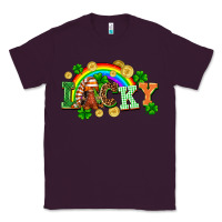 Plum lucky gnome St. Patricks Day Classic Tee - FaDigitalArtStudio